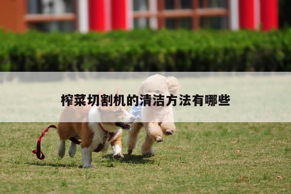 ayx爱游戏：榨菜切割机的清洁方法有哪些