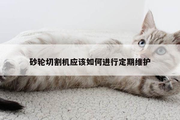 砂轮切割机应该如何进行定期维护：爱游戏(ayx)官方网站