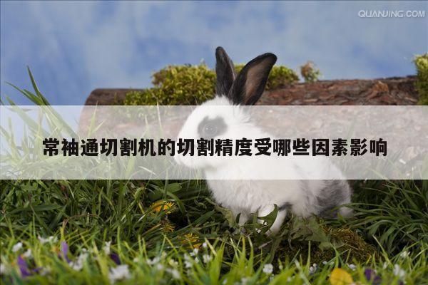 常袖通切割机的切割精度受哪些因素影响_爱游戏平台