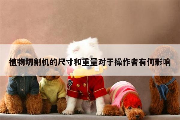 爱游戏平台_植物切割机的尺寸和重量对于操作者有何影响