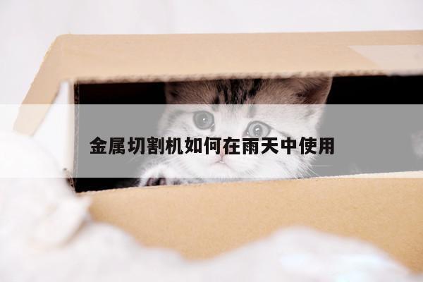 ayx爱游戏|金属切割机如何在雨天中使用