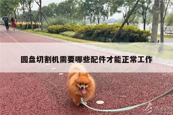 【爱游戏平台】圆盘切割机需要哪些配件才能正常工作