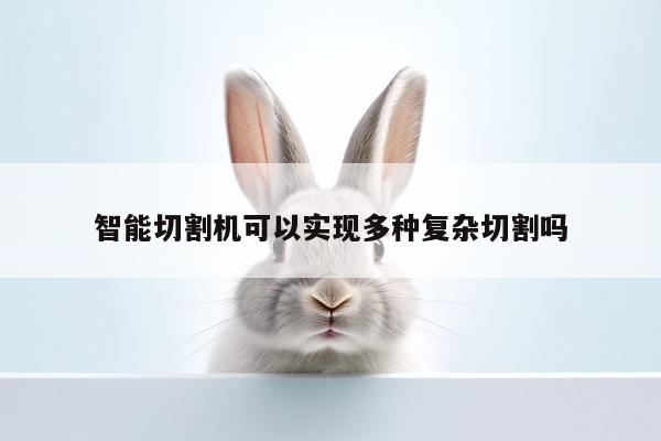 爱游戏app|智能切割机可以实现多种复杂切割吗