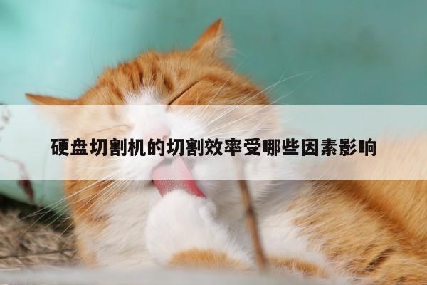 硬盘切割机的切割效率受哪些因素影响_爱游戏(ayx)官方网站