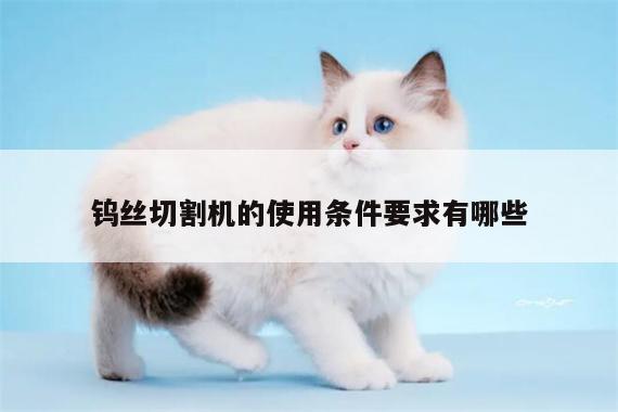 钨丝切割机的使用条件要求有哪些-爱游戏平台