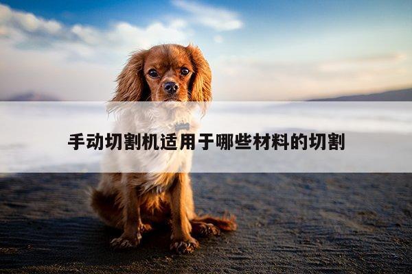 爱游戏app：手动切割机适用于哪些材料的切割