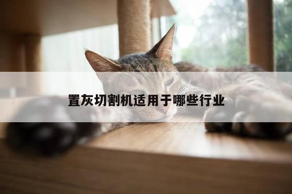 爱游戏平台：置灰切割机适用于哪些行业